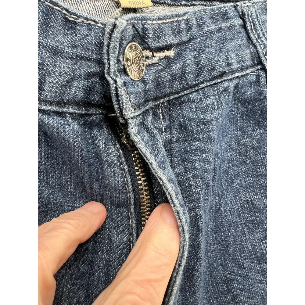 Cassini Jeans Mens 38x32 Blue Medium Wash Straight Leg Denim Pants